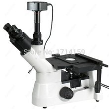 Microscópio metalúrgico-amscópio 40x-1000x, polarização invertida em metal + câmera 10mp 2024 - compre barato