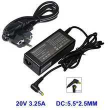 20V 3.25A Laptop Adapter Charger for Lenovo IdeaPad G570 G550 G430 G450 G455 G460 G460A G475 G555 65W Notebook Power Supply 2024 - buy cheap