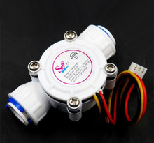 3/8"quick fit Plastic Turbine Hall water flow sensor meter for water liquid id10 mm 2024 - buy cheap