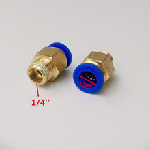 20 unids/lote-Tubo de 10mm, conector neumático de rosca de 1/4 pulgadas, Conector de junta rápida PC10-2 2024 - compra barato