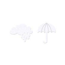 Pendientes con forma de paraguas de acero inoxidable para mujer, 10 pares, venta al por mayor 2024 - compra barato