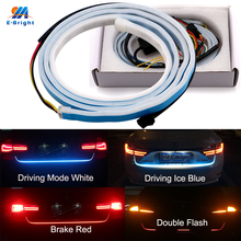 YM E-Bright 1Set 120CM 150CM 335 LED Car Styling Dynamic Streamer Turn Tail Trunk lights LED Warning Light Ice Blue White +Red 2024 - buy cheap