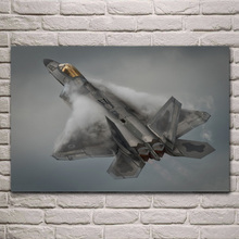 taking off Lockheed Martin F 22A Raptor super fighter fabric posters on the wall picture home art living room decoration MD973 2024 - buy cheap