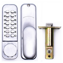 Keyless Door Lock Digital Mechanical Combination Code Entry Door Locks Zinc Alloy Waterproof Handle Non-Power Hardware 2024 - buy cheap