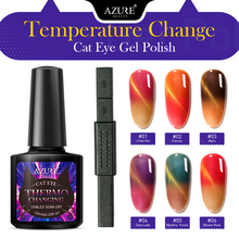 AZURE BEAUTY 7Pcs/Lot Cat Eyes UV Gel Nail Polish Set Magnet Stick Kits Semi Permanent Chameleon Magnetic Led Gel Nail Varnish 2024 - buy cheap