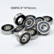 Bearing 10pcs 698RS 8*19*6(mm) free shipping chrome steel Rubber Sealed High speed Mechanical equipment parts 2024 - buy cheap