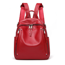 Новый Модный черный, синий, красный милый женский рюкзак Nesitu из натуральной кожи, женский рюкзак, Женская дорожная сумка, сумки на плечо M0977 2024 - купить недорого