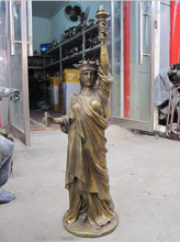 WBY914+++ 31"Western Art Bronze sculpture Statue of Liberty Goddess of liberty 2024 - buy cheap