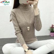 JQNZHNL Women Turtleneck Winter Sweater Women 2021 Long Sleeve Knitted Women Sweaters And Pullovers Female Jumper Warm TopsAS296 2024 - buy cheap