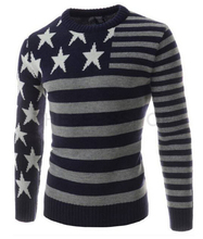 Mens Sweaters Pullover Men Spring Autumn Winter New High Quality Men Fashion O-neck Striped Sweater M L XL XXL 2024 - buy cheap