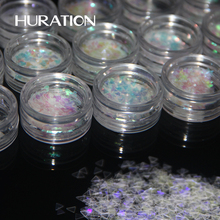 HURATION Mirror Glitter Nail Chrome DIY Pigment Salon Micro UV Holographic Powder Laser Nail Art Manicure Gel Decorations Tool 2024 - buy cheap