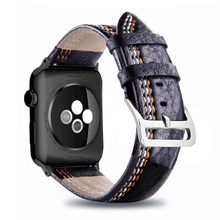 Eastar-pulseira de couro para apple watch, para modelos 5, 4, 42mm, 38mm, iwatch serise 3, 2, 1, 40mm, 44mm, pronta entrega 2024 - compre barato