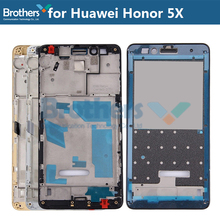 Marco frontal para Huawei Honor 5X, Marco LCD Original, carcasa frontal para Honor 5X, KIW-AL10 LCD, bisel de KIW-L21, reemplazo de teléfono 2024 - compra barato