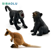 Figura de Animal de simulación de oso, canguro, mono, decoración del hogar, accesorios de decoración de jardín, juguetes de regalo 2024 - compra barato