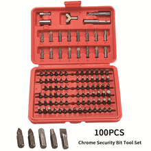 Juego de brocas de seguridad para atornillador, juego de herramientas de destornillador, Torx llave hexagonal, 100 Uds. 2024 - compra barato