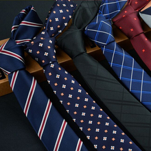 tie skinny 6cm ties for men Wedding dress necktie fashion plaid cravate business gravatas para homens slim shirt accessories lot 2024 - купить недорого