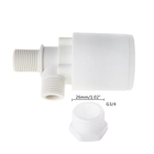 Tanque Torre de água Válvula de Esfera Flutuante Válvula de Controle de Nível automático de Água G1/2 G3/4 - especificações Tanque Torre de água Válvula de Esfera Flutuante Válvula de Controle de Nível automático de Água G1/2 G3/4 - especificações