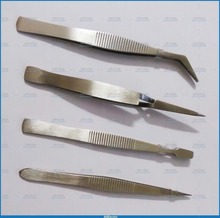 1 Set 4 PCS Jewelry IC SMD SMT Stainless Steel Tweezers Plier tools Anti static magnet 12cm Length 2024 - buy cheap