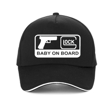 GLOCK BABY ON BOARD carta cap Homens Glock impressão Unisex Snapback ajustável Bonés de Beisebol de Alta Qualidade Chapéu Hip Hop osso 2024 - compre barato