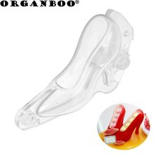 ORGANBOO-Molde de Chocolate 3D transparente para zapatos de tacón alto, moldes de pastel de cisne, herramientas de decoración para hornear, 1 ud. 2024 - compra barato