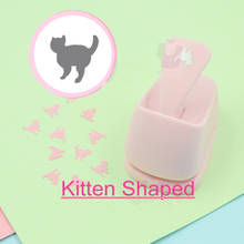 Free Shipping Kitten shaped paper cutter school craft punch perfurador scrapbook little cat hole punch for kids furador puncher 2024 - buy cheap