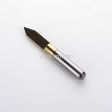 1x Titanium Coated Carbide PCB Engraving CNC Bit Router Tool 60 Degree 0.1mm Tip 2024 - buy cheap