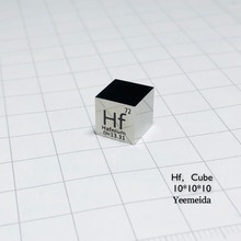 Espejo pulido de doble cara, Cubo de Hafnium de Metal grabado de doble cara, 10X10X10mm, 6 caras, (Hf≥ 99.9%) 2024 - compra barato