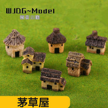 DIY manual sand table model of micro landscape decorate fat little house villa huts aquarium landscape place props 2024 - buy cheap