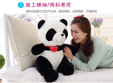 Juguete de panda de felpa de corazón rojo, muñeco de panda de 40cm, 0366 2024 - compra barato