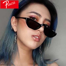 Psacss Small Oval Sunglasses Women Fashion Ring Decoration Vintage Sun Glasses Women's Retro Brand Designer gafas de sol mujer 2024 - buy cheap