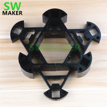 6pcs/set RepRap Delta Kossel Mini Corner Fitting Alloy Mount Frame Bottom Vertex+Top Vertex kit For 3d Printer 2020 Extrusions 2024 - buy cheap