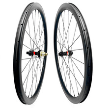 700c 60mm tubeless 25mm cyclocross disc wheelset 700c front 100x12 rear 142x12 road bike wheels Central lock carbon disc wheel 2024 - buy cheap