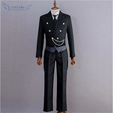 Black Butler Sebastian Michaelis Kuroshitsuji Cosplay Costume , Perfect Custom For You ! 2024 - buy cheap