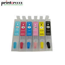 einkshop Refillable Ink Cartridge For Epson T0791 T0796 for Epson Stylus Photo PX660 P50 PX650 PX710W PX720WD PX730WD 1500 2024 - buy cheap