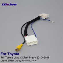 Cable adaptador de 24 pines para coche, para Toyota Land Cruiser Prado 2010 ~ 2018, cámara de visión trasera/entrada de pantalla Original RCA 2024 - compra barato