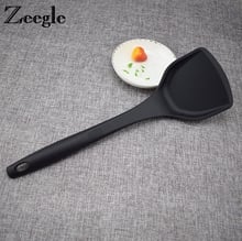 Zeegle Long Handle Cooking Shovel Non-stick Frying Egg Steak Fish Turner Silicone Cooking Utensils Turners Kitchen Accessories 2024 - buy cheap
