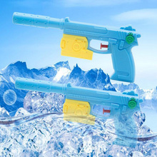 Pistola de brinquedo para crianças, pistola pequena de plástico azul, brinquedo de praia para crianças ao ar livre, presentes aquáticos 2024 - compre barato