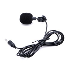 1 PC Mini Hands Free Clip On Lapel Microphone Mic For PC Notebook Laptop Skype 3.5mm 2024 - buy cheap