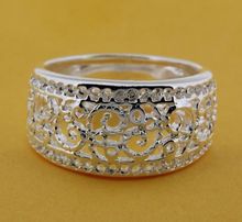 Jzr211 anel banhado a prata, preço de fábrica moderno 925 joias estampadas, anel de moda 2024 - compre barato