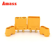 2 Pairs Amass XT90H Connector + Cover Male & Female For RC Lipo Battery Scooter 2024 - buy cheap