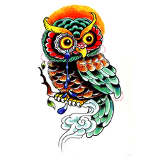 10pcs Beauty God Of Owl waterproof temporary tattoos sticker flash tattoo Tatoo Temporay Stickers Men 2024 - buy cheap