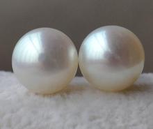 Real Pearl Jewellery,AAA 8.5-9MM White Color Freshwater Pearl Earrings,S925 Silvers Stud Earring 2024 - buy cheap