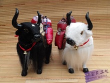 a pair of new simulation yak toys polyethylene & furs handicraft yak dolls gift about 30x15x28cm 2161 2024 - buy cheap