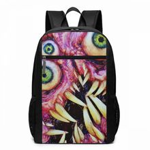 Mochila monster eyes., mochilas de alta qualidade com padrão monster eyes, imagens de alta qualidade. 2024 - compre barato