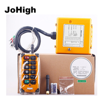 JoHigh-Distancia de Control remoto F23-BB para grúa aérea, Radio inalámbrica Universal, 1 transmisor + 1 receptor 2024 - compra barato