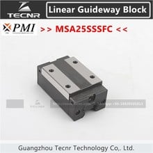 Taiwan PMI linear guideway slide carriage block MSA25S MSA25SSSFC slider for CO2 laser machine 2024 - buy cheap
