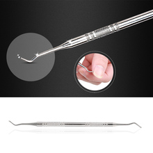 Ingrown Toe Nail Correction Lifter Nail File Clean Installation Tool Pedicure Foot Nail Care Hook Cleaner Double Sided Foot Care 2024 - buy cheap