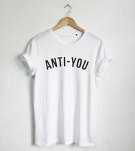 Футболка Anti-You, модная футболка, хипстерская футболка унисекс, большой размер и Colors-A803 2024 - купить недорого