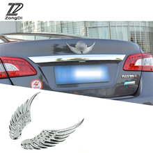 ZD 2X автомобильные наклейки металлические 3D крыло автомобиля-Стайлинг для Volvo s60 xc60 Hyundai i30 accent Skoda octavia Suzuki grand vitara аксессуары 2024 - купить недорого