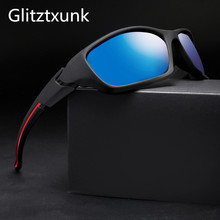Glitztxunk-gafas de sol polarizadas para hombre, lentes de sol polarizadas a la moda, de lujo, de marca de diseñador, de conducción Vintage, con espejo, sombra, UV400 2024 - compra barato